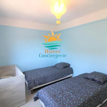 T3-Les Iles- Clim/Pk-Hyeres Centre -Plage 10Min Apartamento