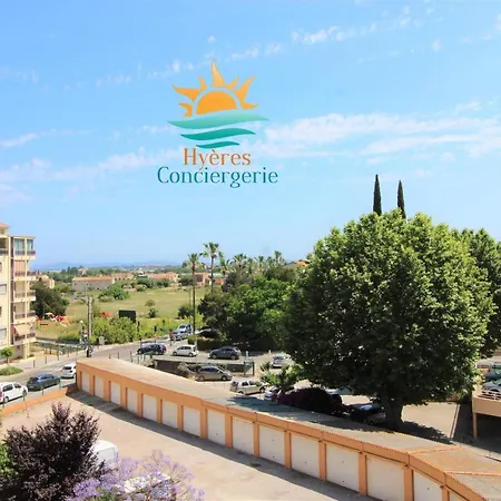 T3-Les Iles- Clim/Pk-Hyeres Centre -Plage 10Min דירה *